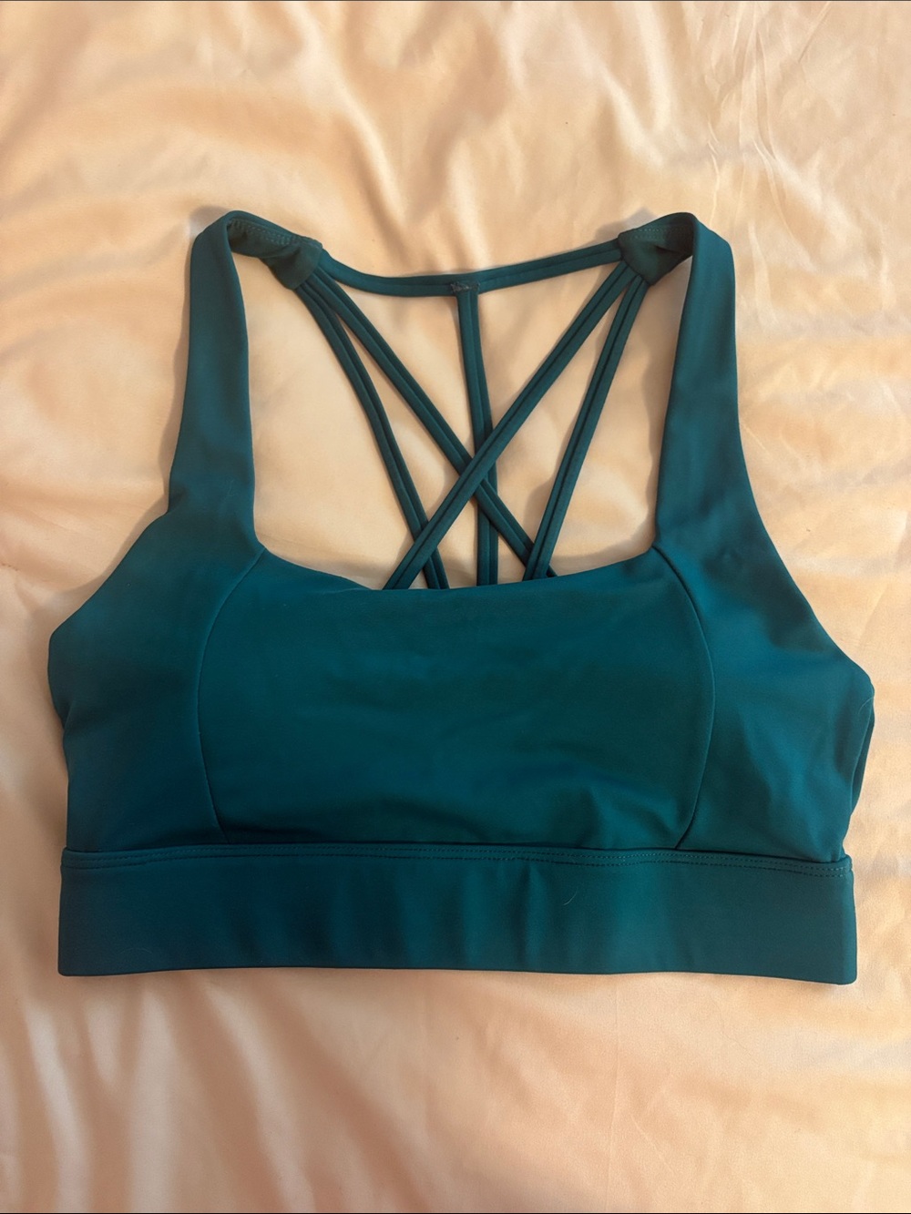 Zyia Active Teal Strappy Sports Bra